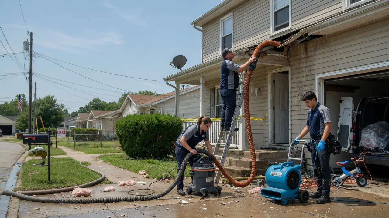 Water Damage Restoration in Hull, IL near me